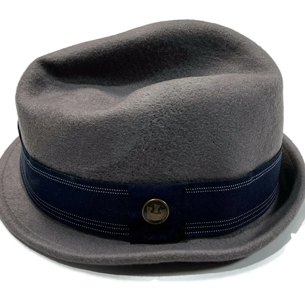 Goorin Bros Fedora Hat Medium Gray London Bound‎ New NWT